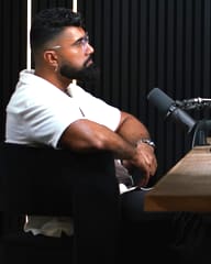 Deepak Sharma in the Put Out Content studio